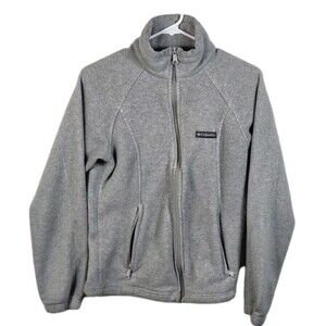 Columbia Women's Medium Gray Fleece Zip Up Jacket